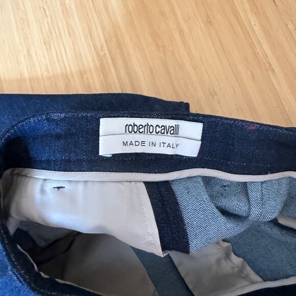 Roberto Cavalli High-Rise Wide Leg Jeans US 10 - Picture 6 of 6